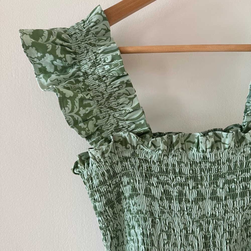 Hill House Green Maxi Dress